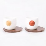 Finemading Quality Porcelain Planet Cup Coffee Mug (2 pcs. set)