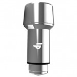 LilPartner LP SteelMate Dual USB Smart Car Charger Silver
