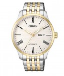 Citizen Automatic Two Tone GOLD STAINLESS STEEL NH8354-58AB Mens Watch