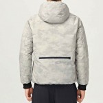 Uleemark Men`s Double-Sided Down Jacket Camouflage White