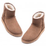 UREVO Casual Wool Boots Brown 39