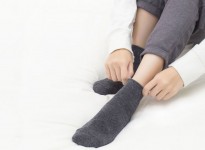 90points Merino Wool Casual Socks Womens Gray