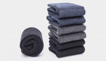 90points Merino Wool Casual Socks Mens Black