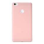 Xiaomi Mi Max Silicone Protective Case Transparent Pink