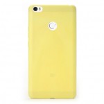 Xiaomi Mi Max Silicone Protective Case Transparent Yellow