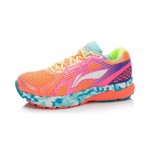 Xiaomi X Li-Ning Liejun Women`s Smart Running Shoes ARHK078-3-7 Size 40 Orange / Pink / Purple / Fluorescent Yellow / Blue