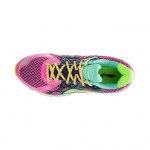 Xiaomi X Li-Ning Liejun Women`s Smart Running Shoes ARHK078-5-7 Size 40 Pink / Black / Fluorescent Yellow / Green