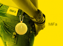 MiFa Outdoor Bluetooth Speaker Yellow