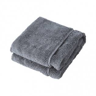 COMO LIVING Silver Fiber Antibacterial Towel Dark Gray
