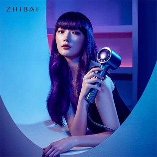 ZHIBAI High Speed Blue Hair Dryer