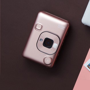 Fuji instax Mini liplay imaging Polaroid camera Gold