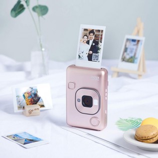 Fuji instax Mini liplay imaging Polaroid camera Gold
