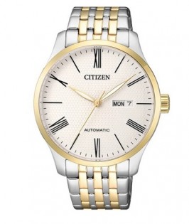 Citizen Automatic Two Tone GOLD STAINLESS STEEL NH8354-58AB Mens Watch