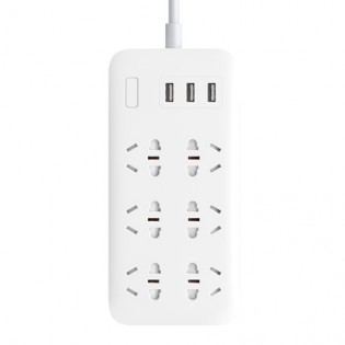 Xiaomi Mi Power Strip 6 Sockets / 3 USB Ports White