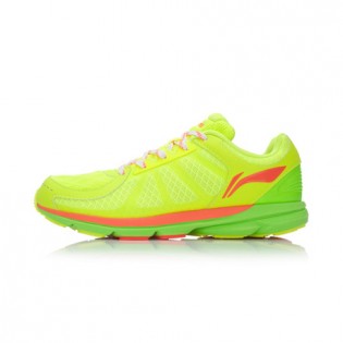 Xiaomi X Li-Ning Trich Tu Women`s Smart Running Shoes ARBK086-5-7 Size 34 Fluorescent Yellow / Fluorescent Green / Orange