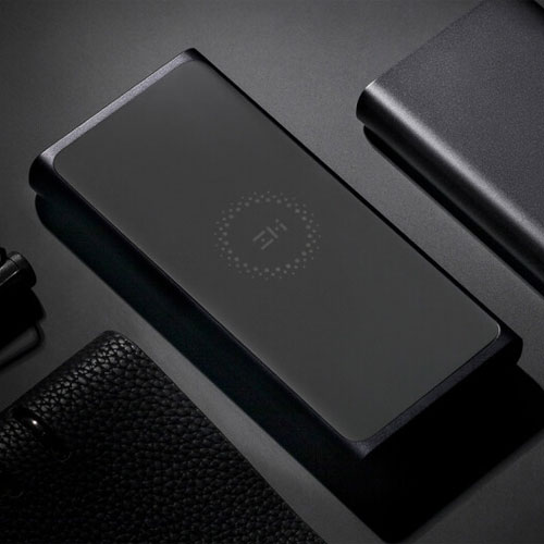 Wholesale ZMI 10000mAh Wireless Charging Power Bank Black price at NIS ...