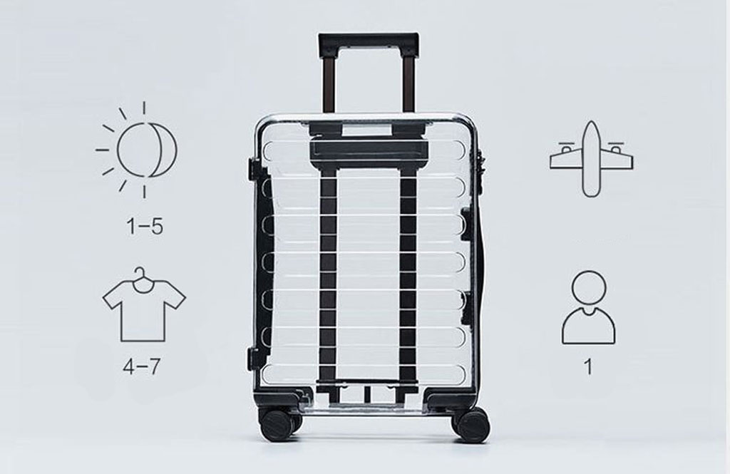 transparent suitcase xiaomi