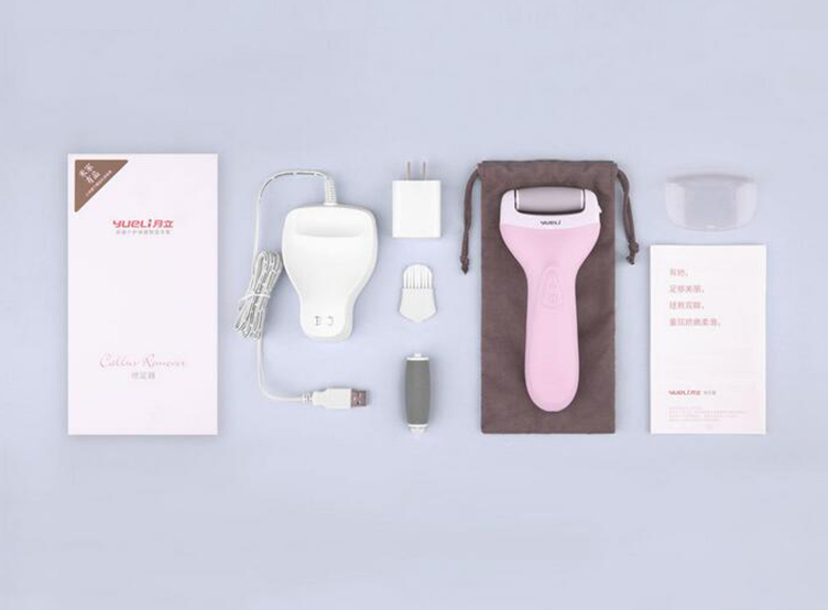 Xiaomi Yueli Electric Foot File And Callus Remover Package